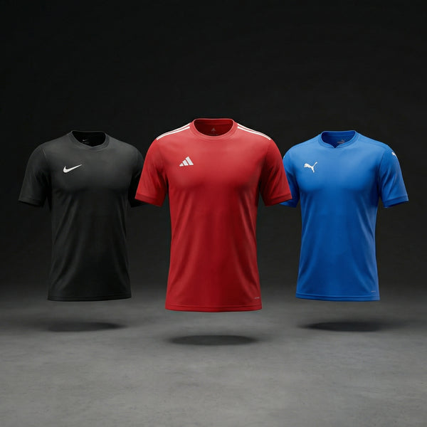 3x Fotbalové dresy